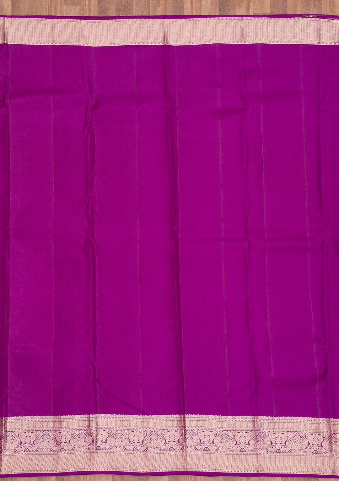 Purple Zariwork Pure Silk Saree-Koskii