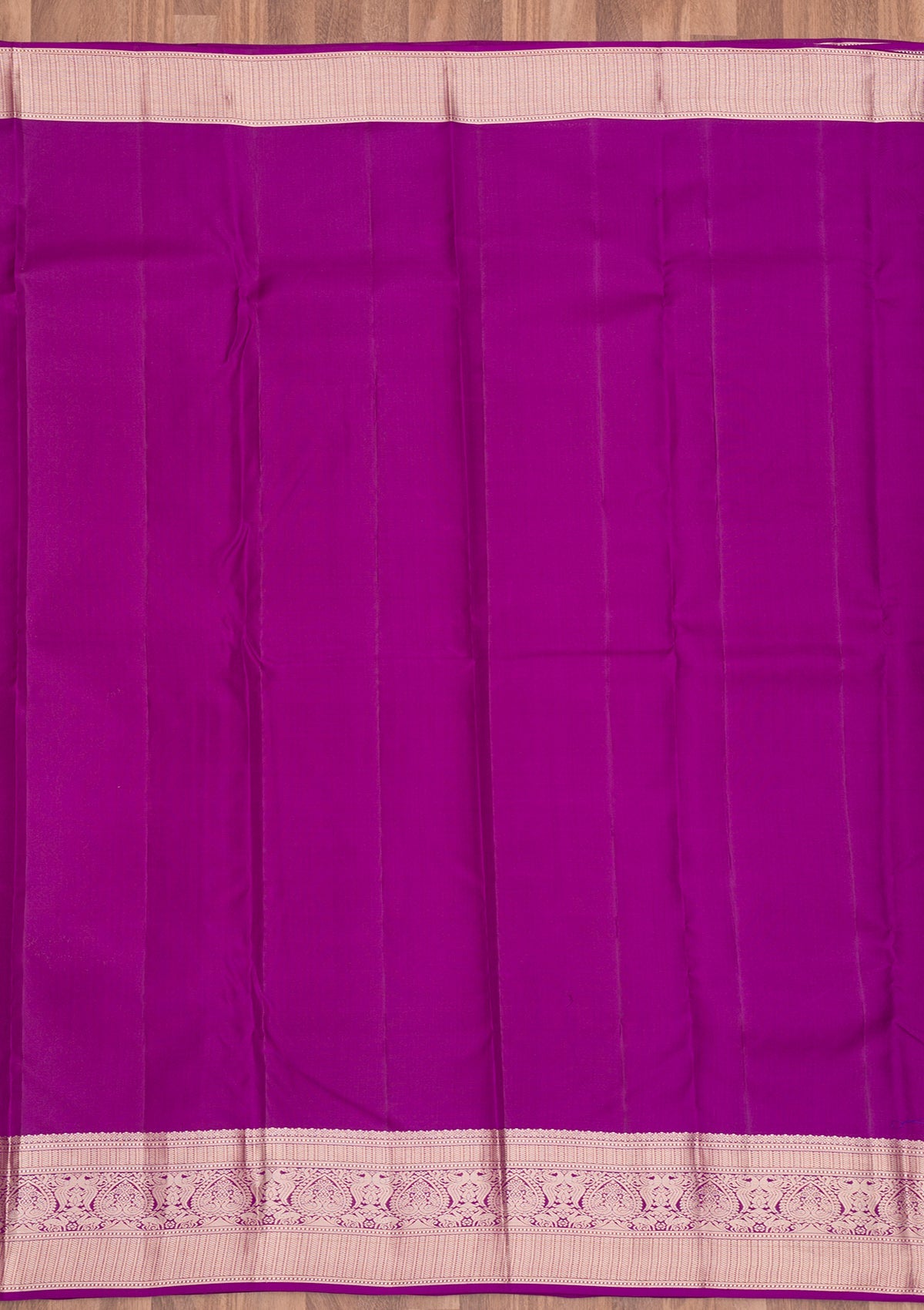 Purple Zariwork Pure Silk Saree-Koskii