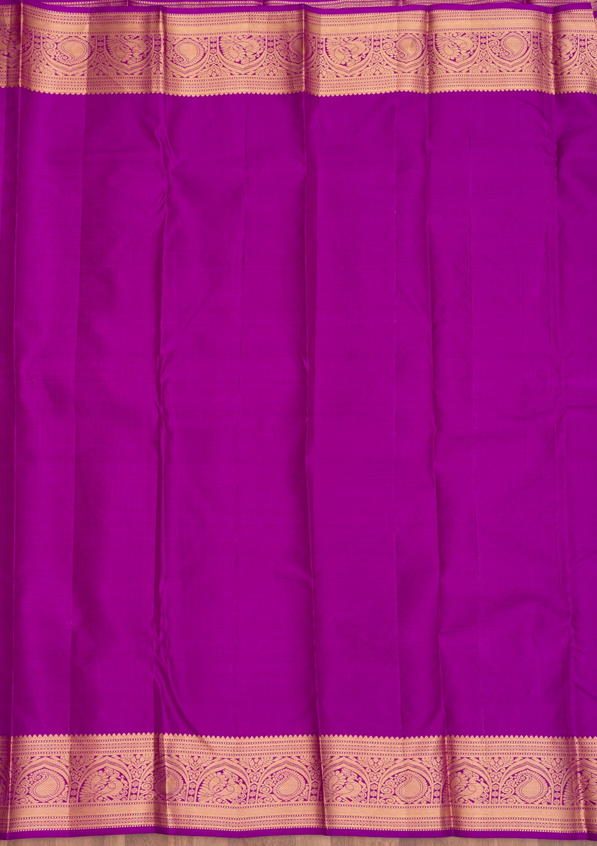 Purple Zariwork Pure Silk Saree-Koskii