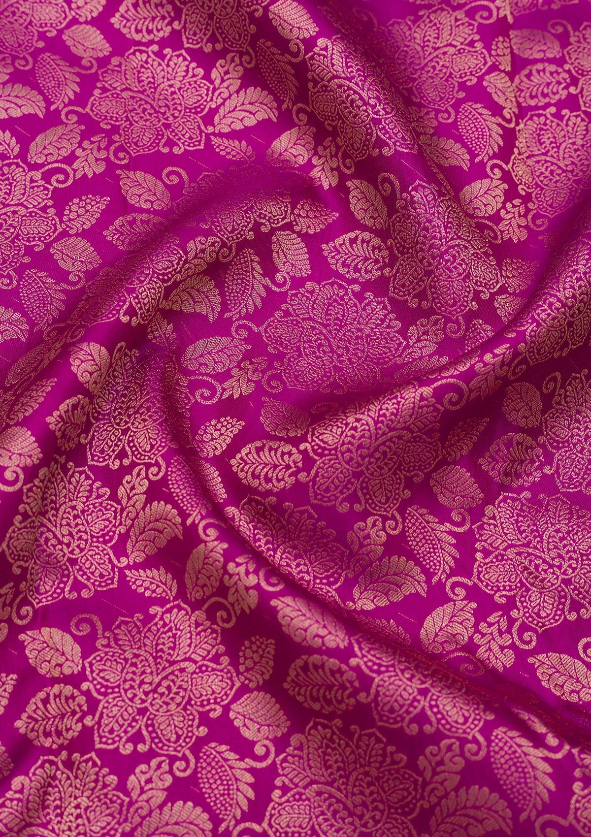 Purple Zariwork Pure Silk Saree-Koskii