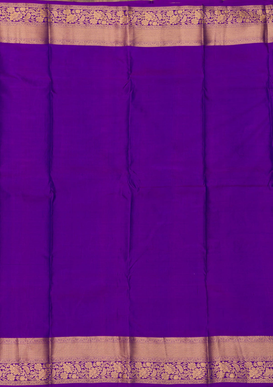 Purple Zariwork Pure Silk Saree-Koskii