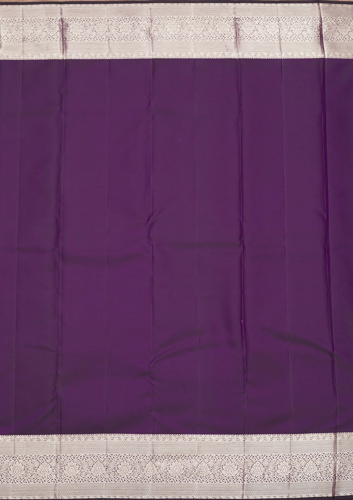 Purple Zariwork Pure Silk Saree-Koskii