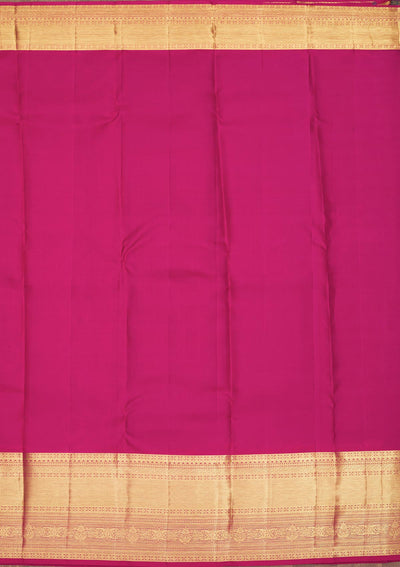 Purple Zariwork Pure Silk Saree-Koskii