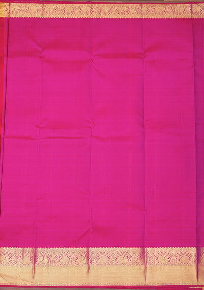 Purple Zariwork Pure Silk Saree-Koskii