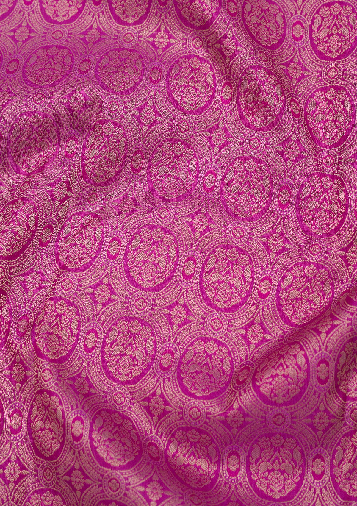 Purple Zariwork Pure Silk Saree-Koskii