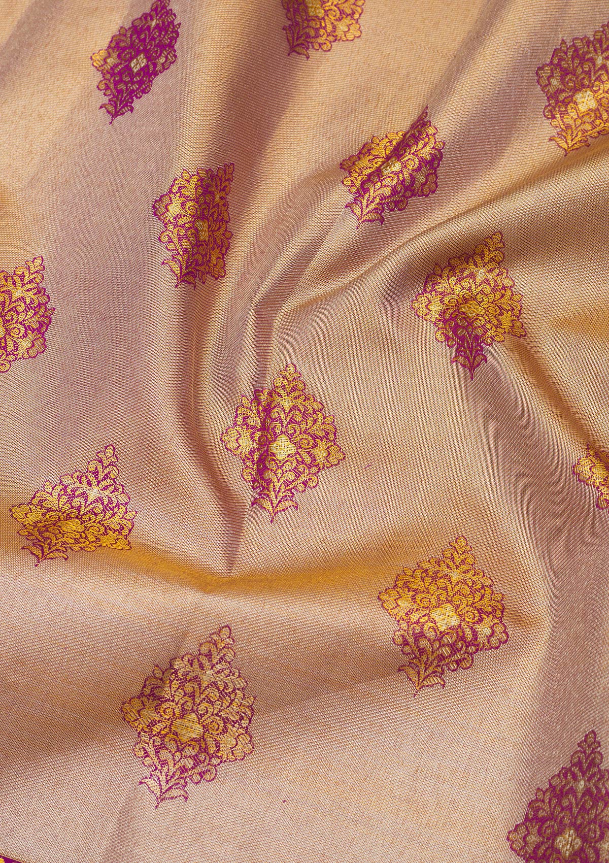 Purple Zariwork Pure Silk Saree-Koskii