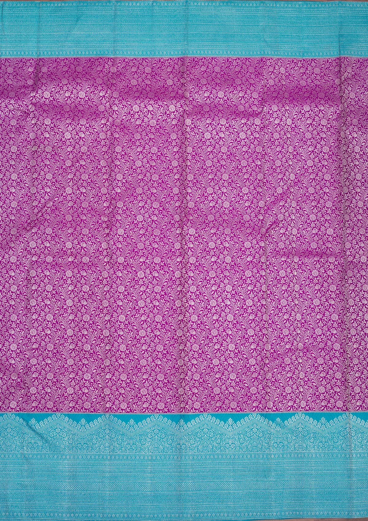 Purple Zariwork Pure Silk Saree