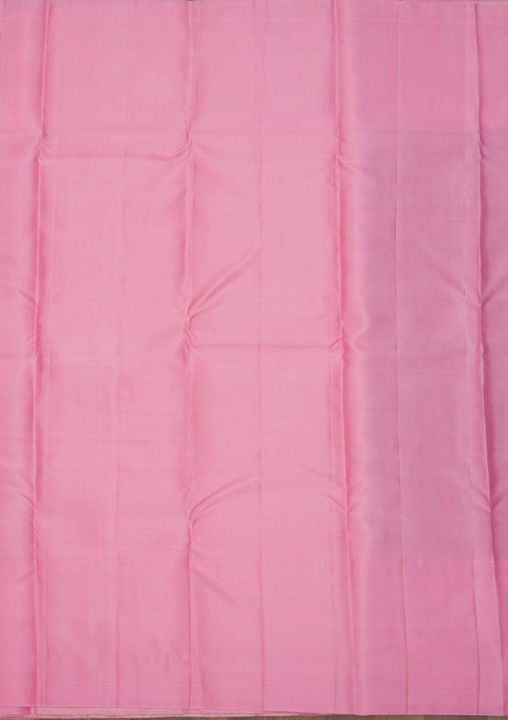 Purple Zariwork Pure Silk Saree-Koskii