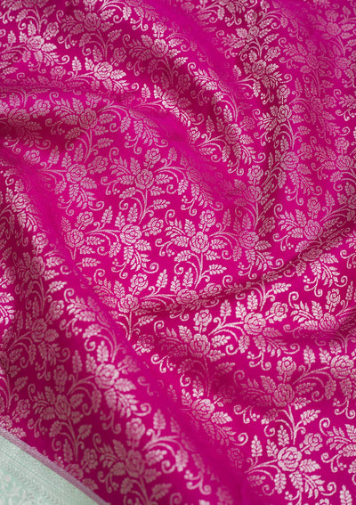 Purple Zariwork Pure Silk Saree