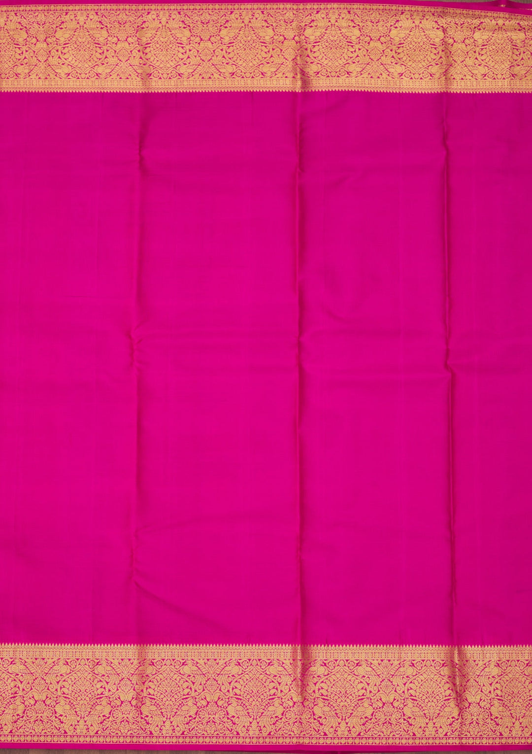 Purple Zariwork Pure Silk Saree