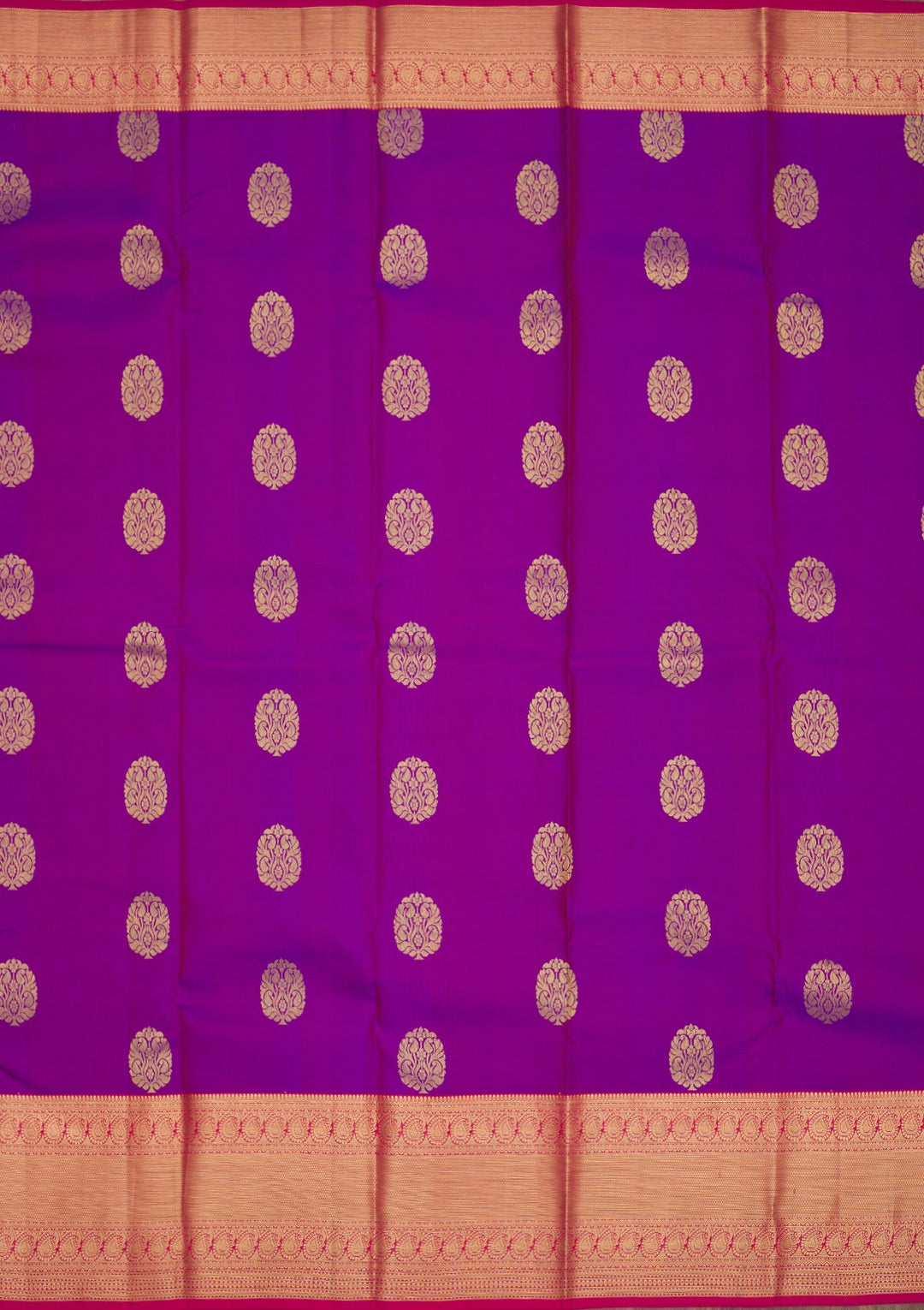 Purple Zariwork Pure Silk Saree