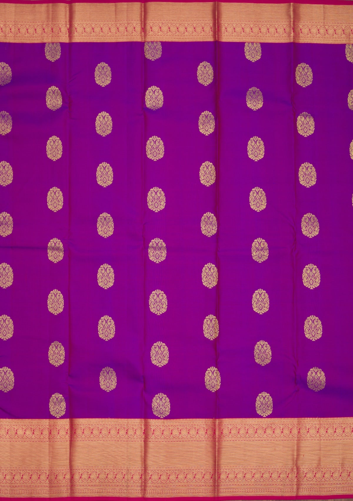 Purple Zariwork Pure Silk Saree