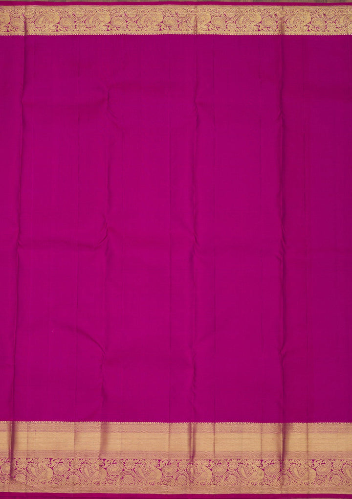 Purple Zariwork Pure Silk Saree