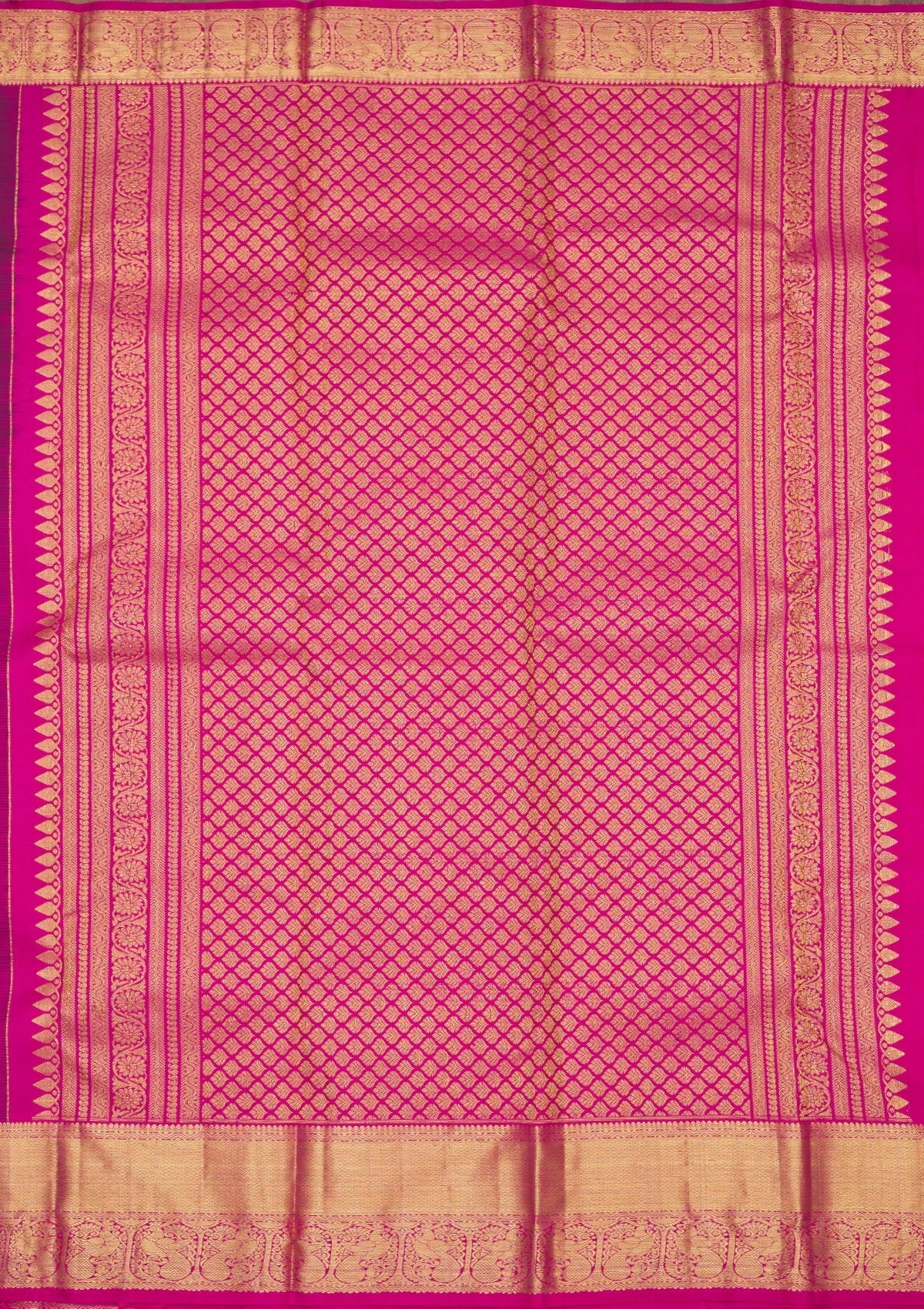 Purple Zariwork Pure Silk Saree