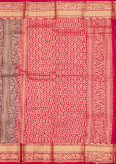 Purple Zariwork Pure Silk Saree