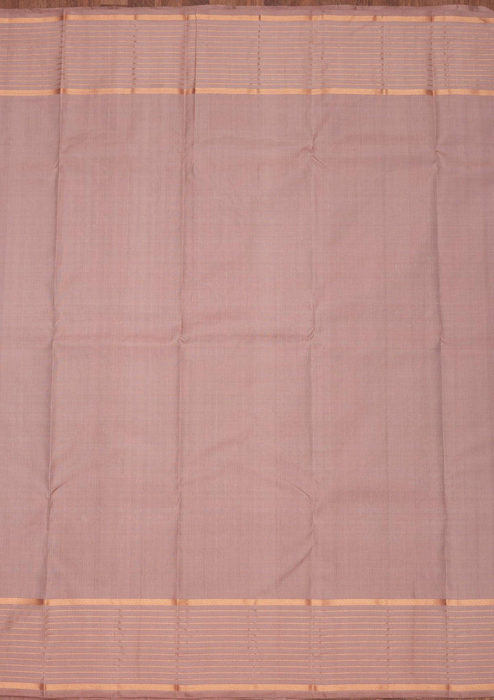 Purple Zariwork Pure Silk Saree