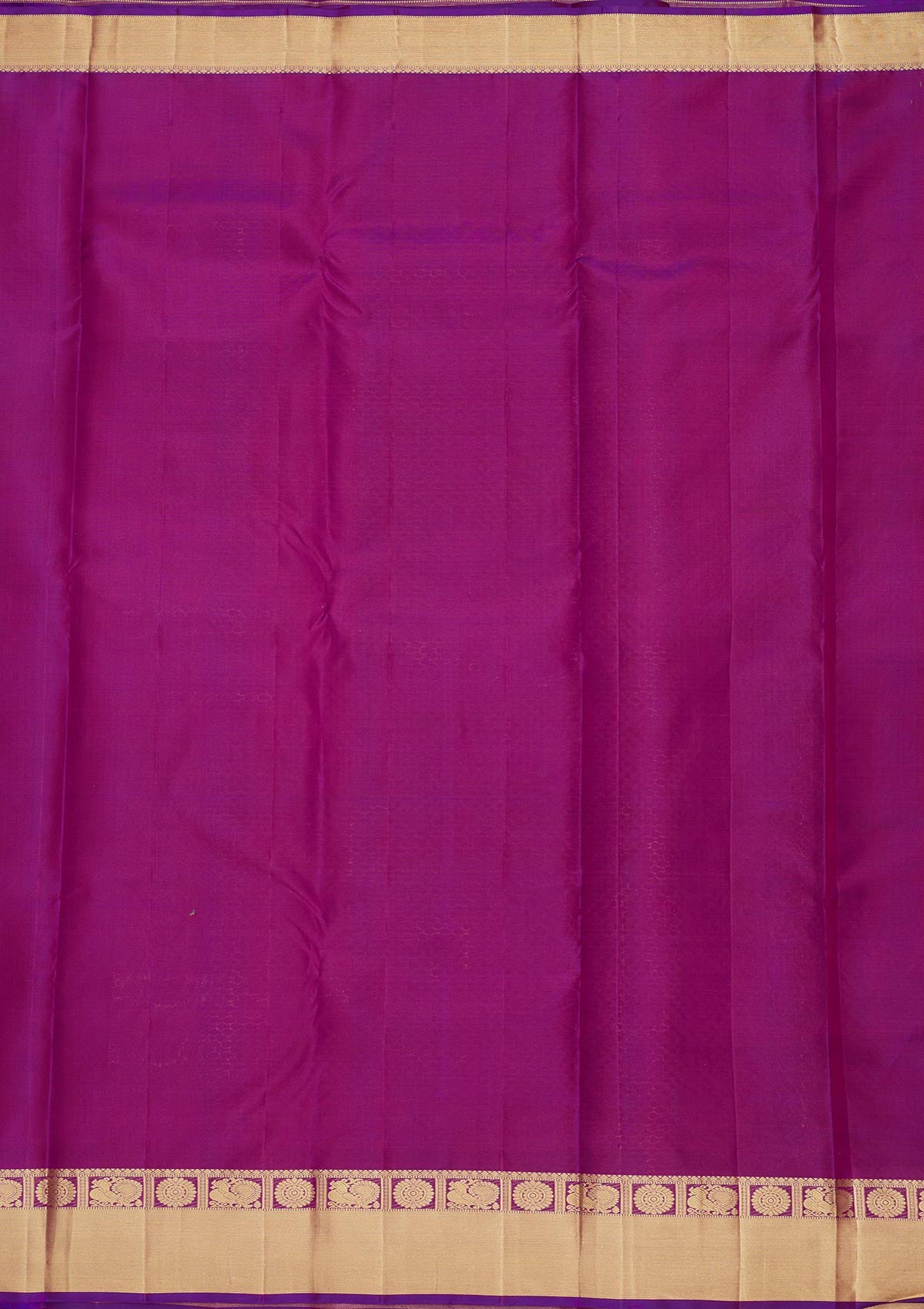 Purple Zariwork Pure Silk Saree-Koskii