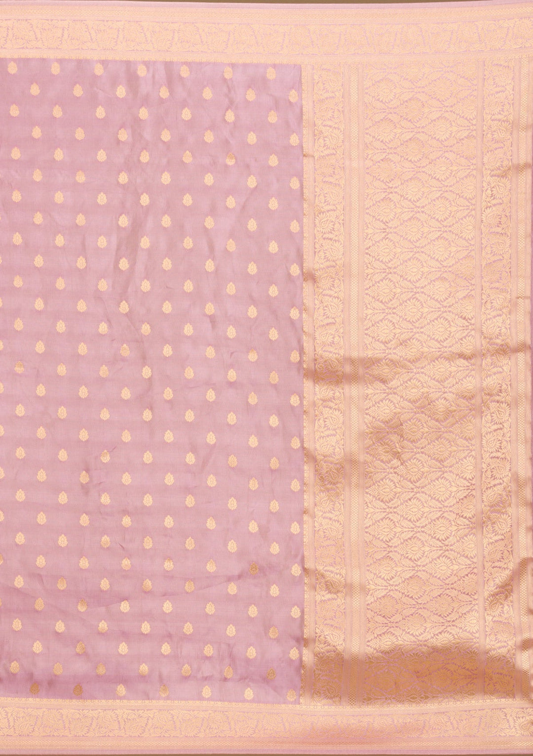 Purple Zariwork Raw Silk Saree-Koskii