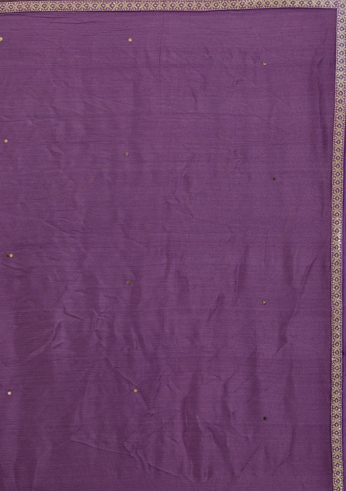 Purple Zariwork Semi Crepe Readymade Salwar Suit-Koskii