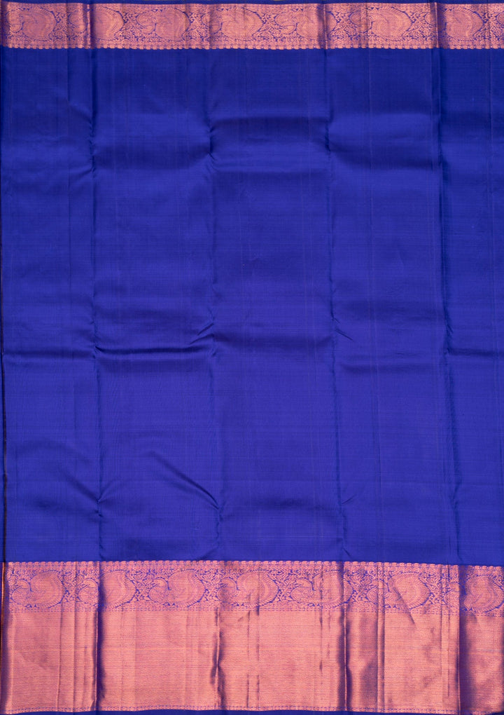 Rama Green Gold Zariwork Pure Silk Saree - Koskii