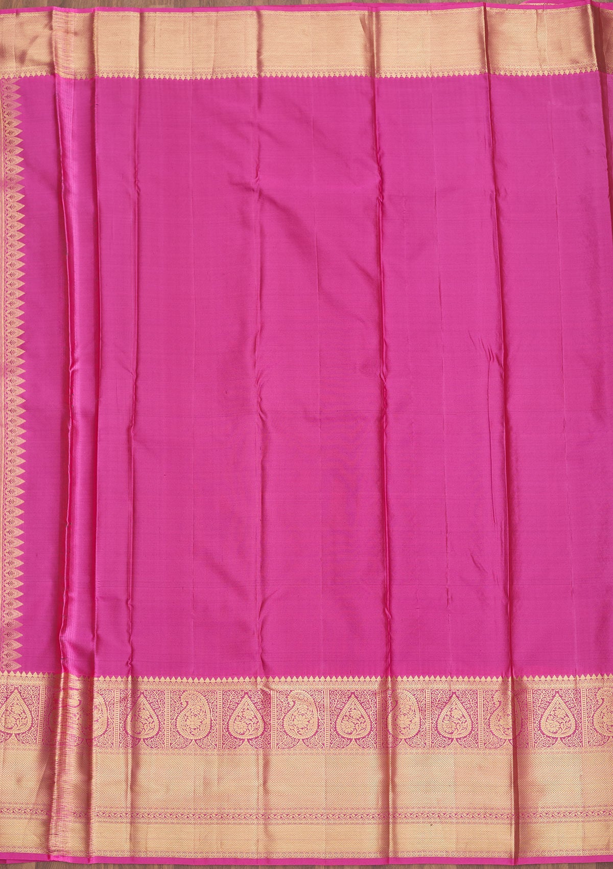 Rama Green Zariwork Pure Silk Saree-Koskii