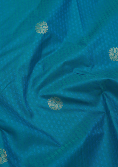 Rama Green Zariwork Pure Silk Saree