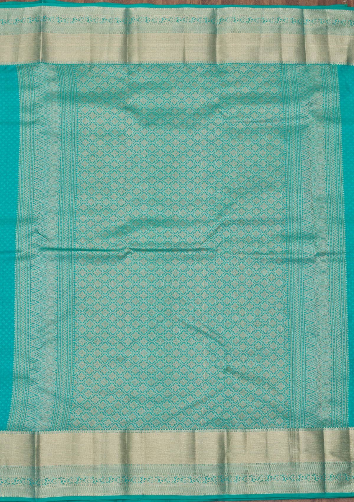 Rama Green Zariwork Pure Silk Saree