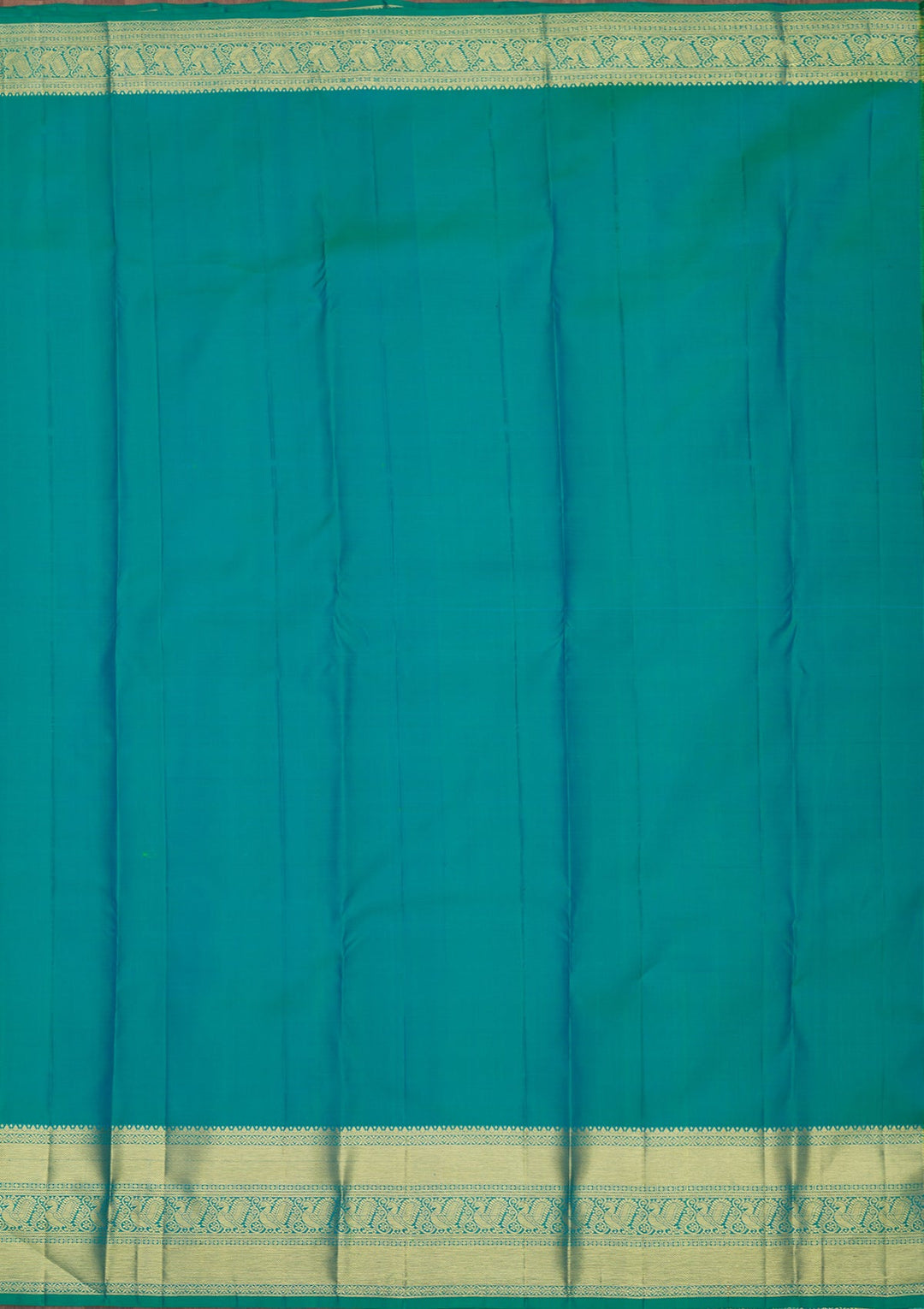 Rama Green Zariwork Pure Silk Saree