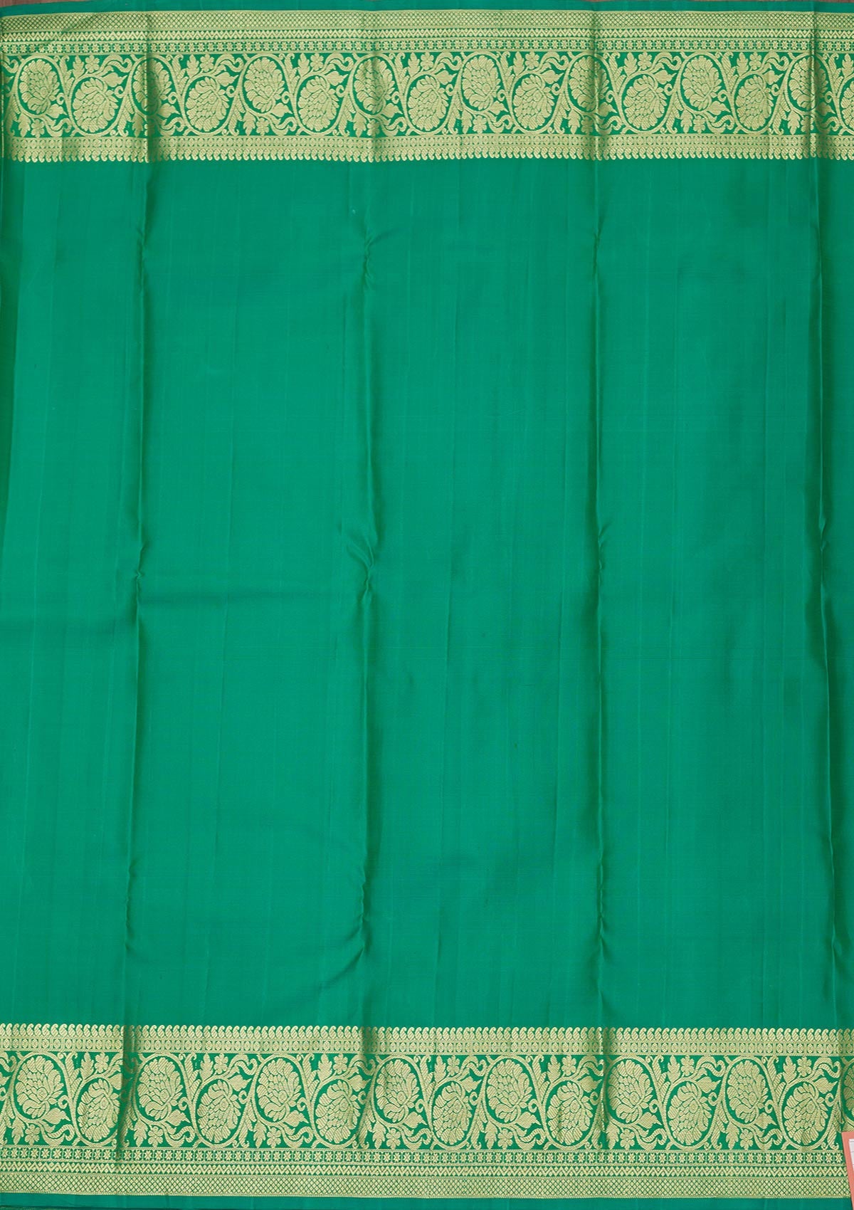 Rama Green Zariwork Pure Silk Saree