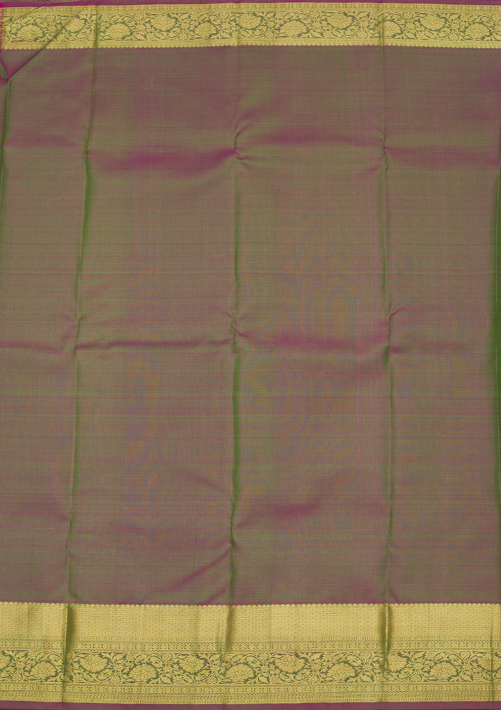 Rama Green Zariwork Pure Silk Saree