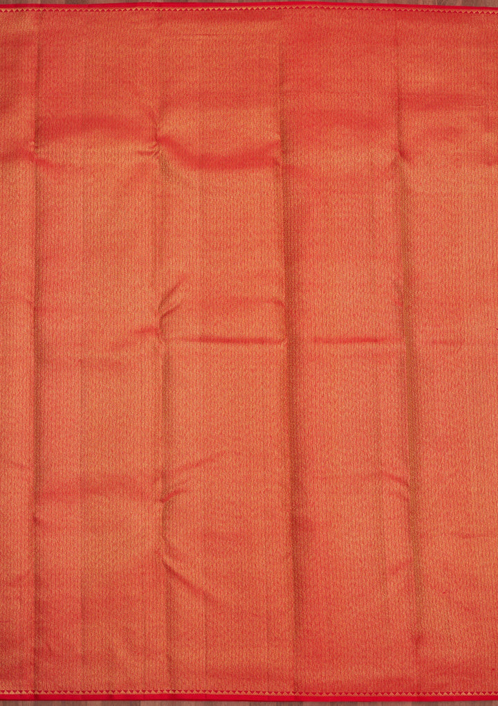 Rani Pink Zariwork Pure Silk Saree-Koskii