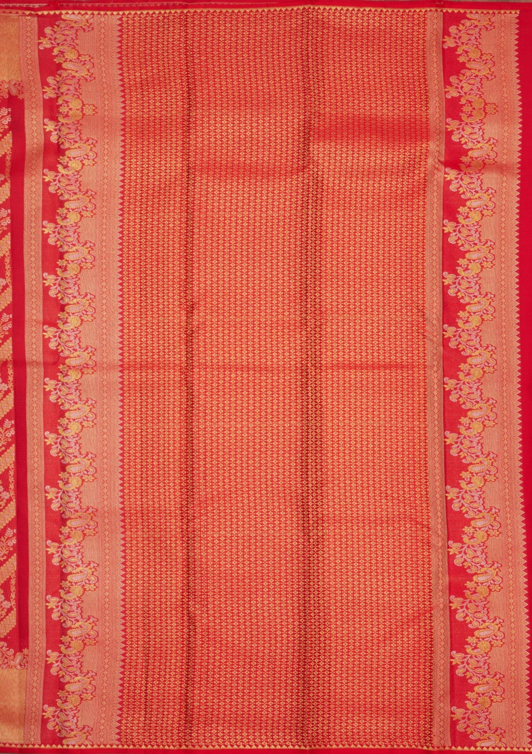 Rani Pink Zariwork Pure Silk Saree-Koskii