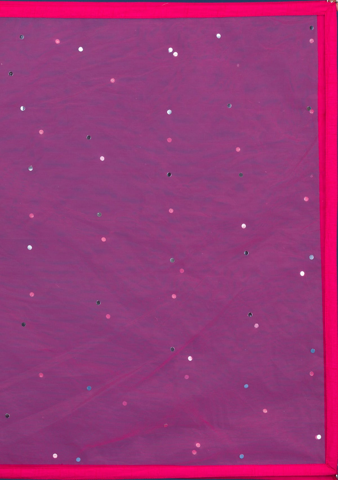 Rani Pink Bandini Georgette Readymade Lehenga-Koskii