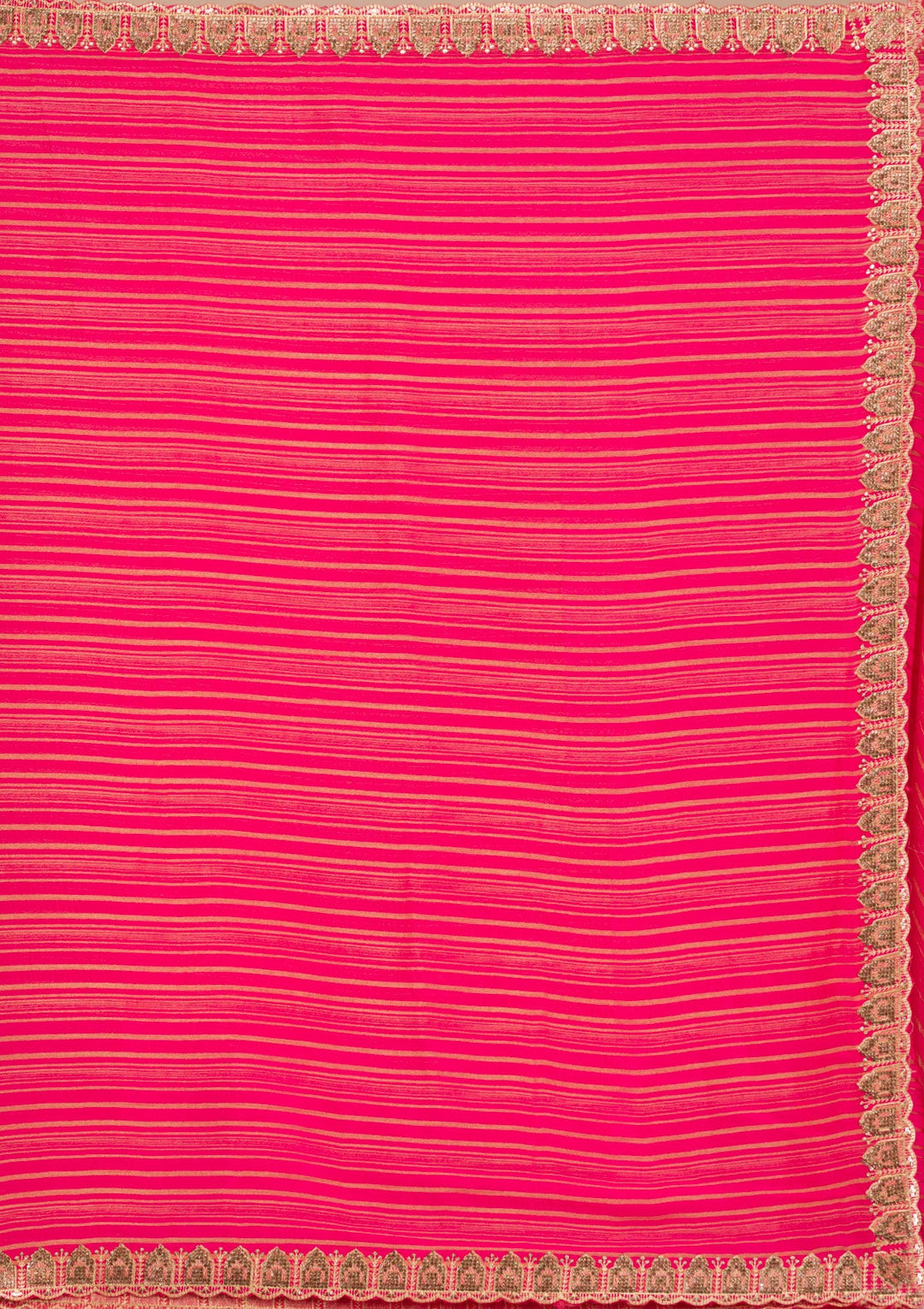 Rani Pink Stonework Georgette Saree-Koskii