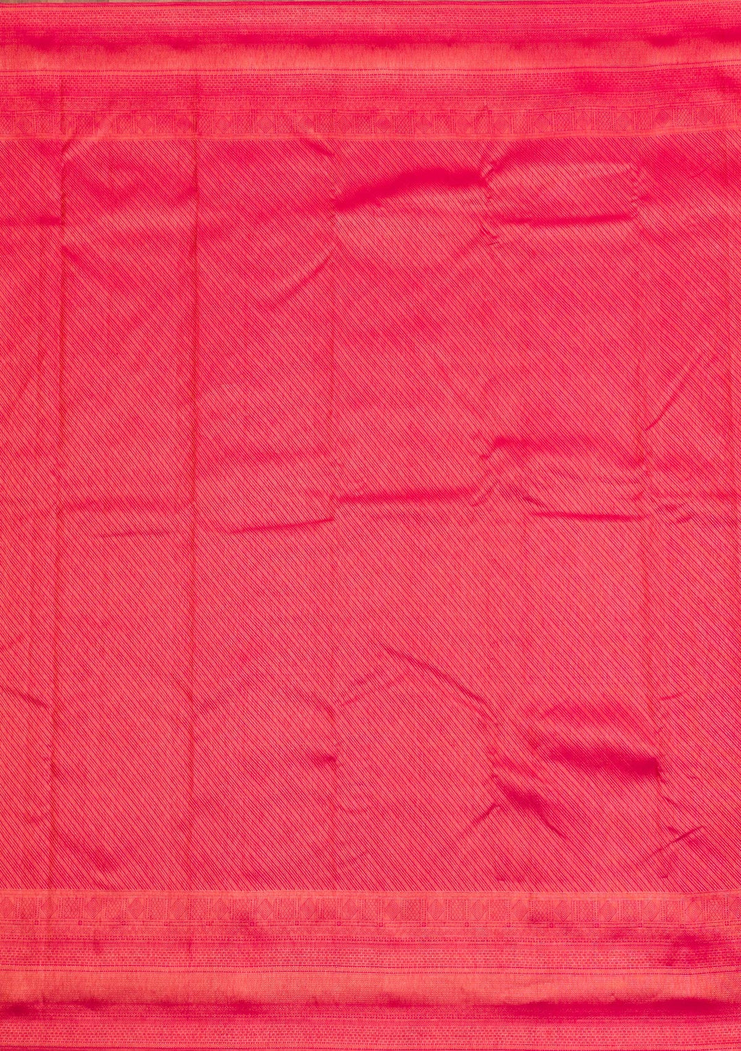 Rani Pink Zariwork Pure Silk Saree-Koskii