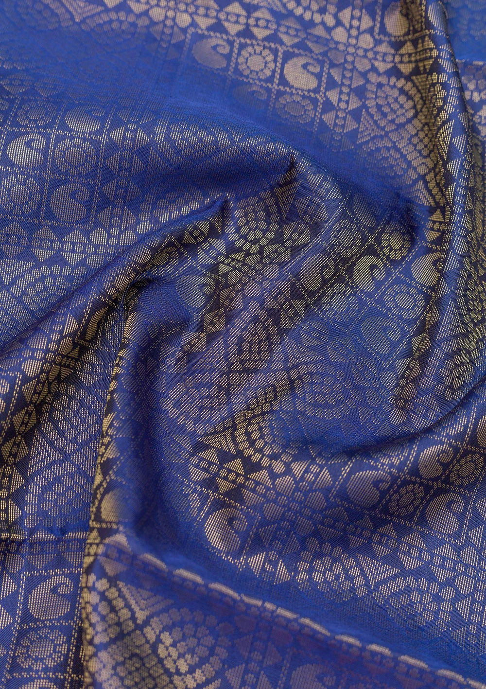 Rani Pink Zariwork Pure Silk Saree-Koskii