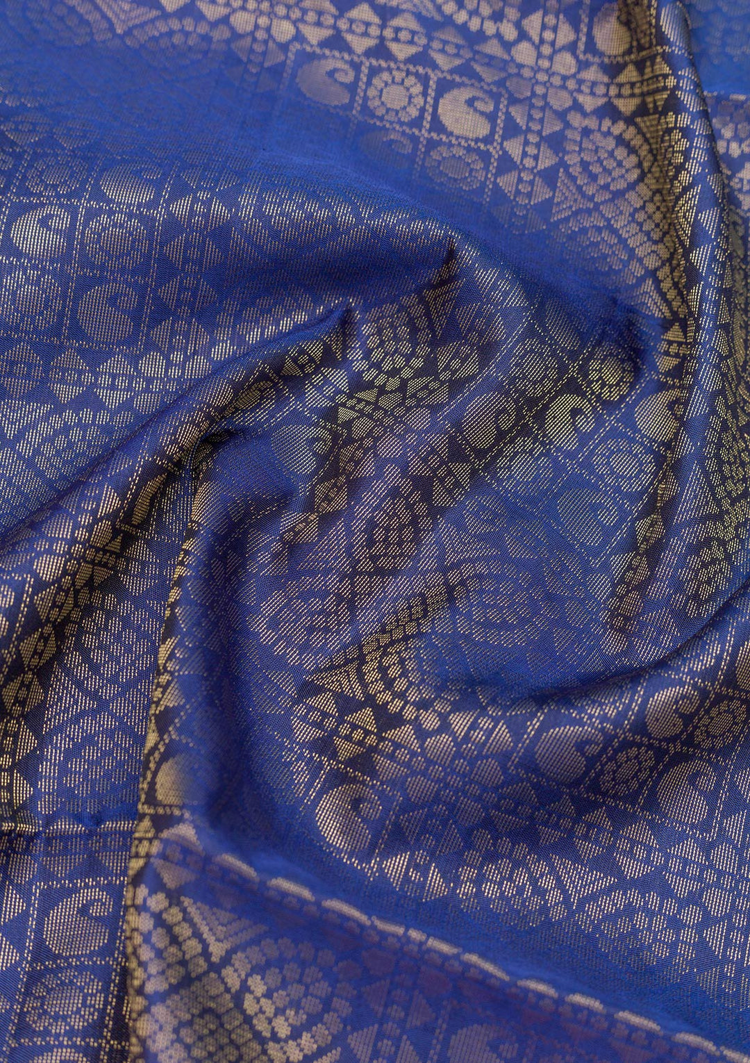 Rani Pink Zariwork Pure Silk Saree-Koskii