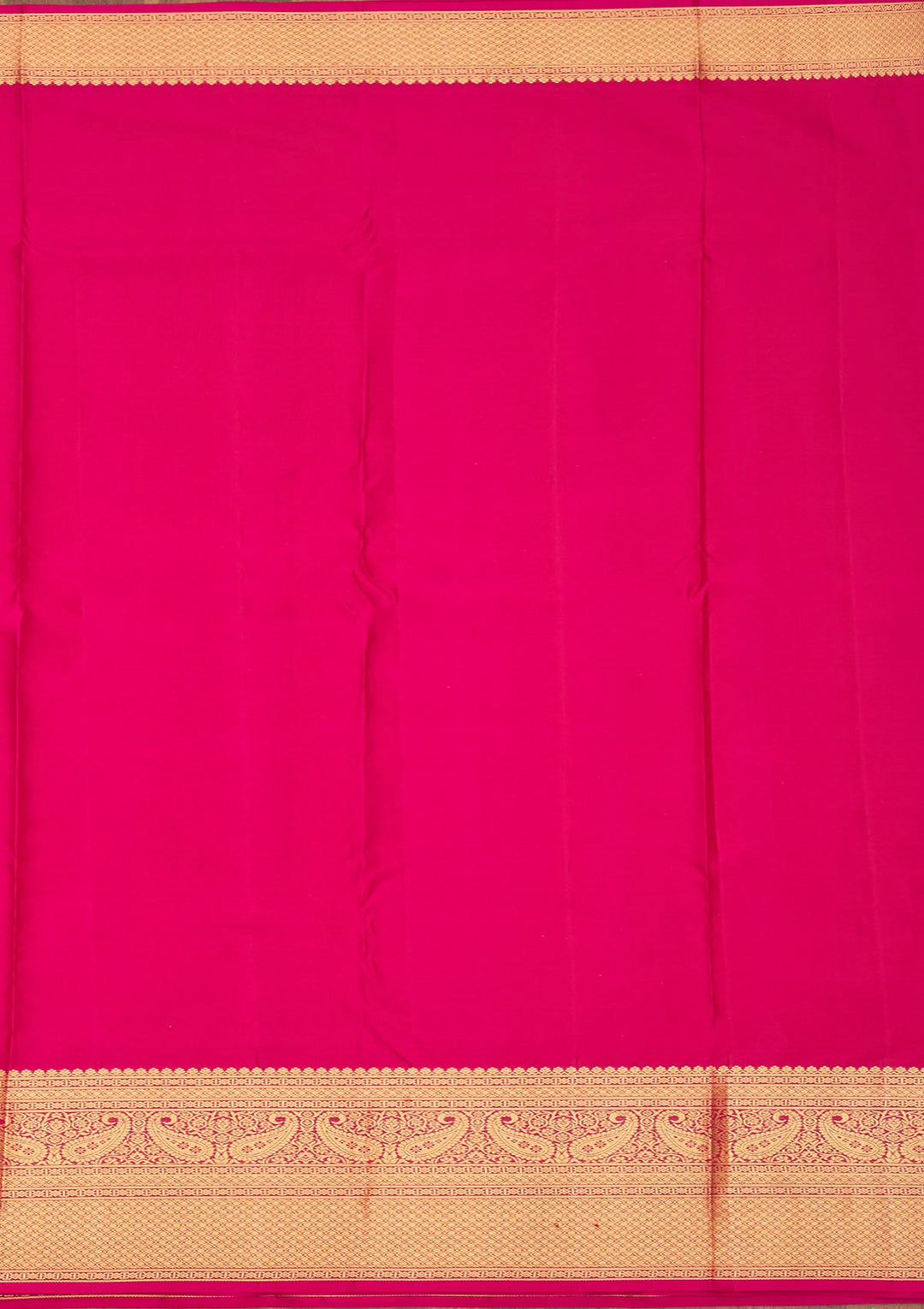 Rani Pink Zariwork Pure Silk Saree