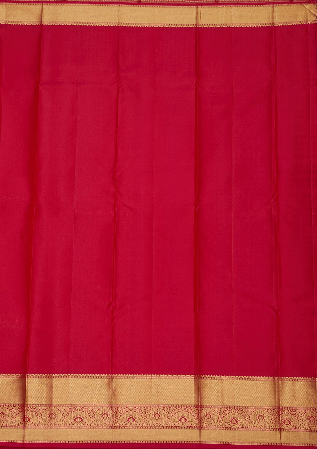Rani Pink Zariwork Pure Silk Saree-Koskii