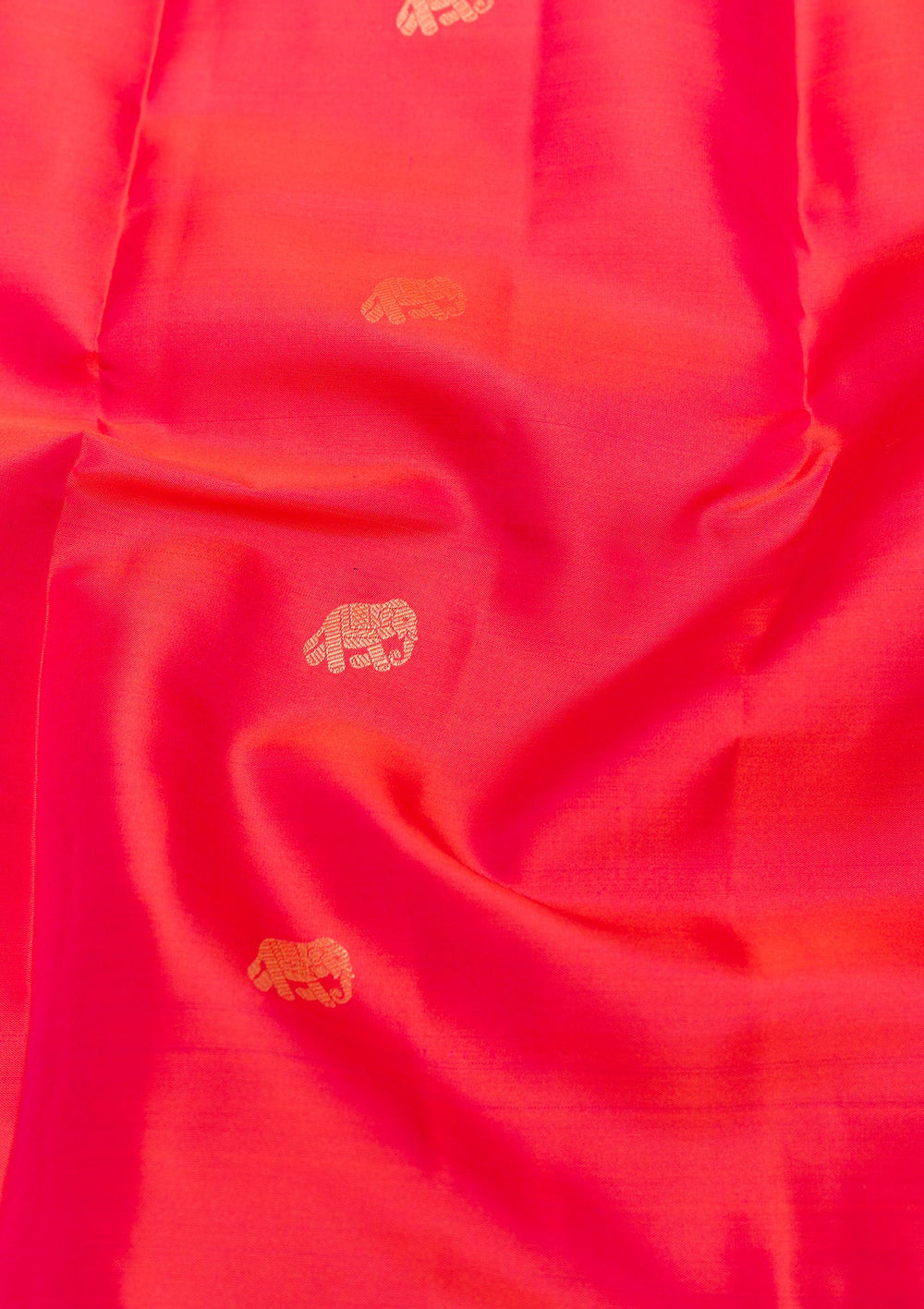 Rani Pink Zariwork Pure Silk Saree-Koskii
