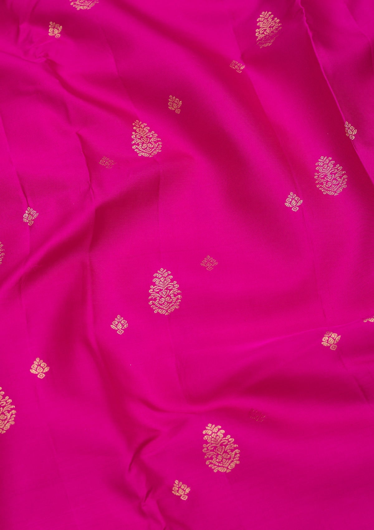 Rani Pink Zariwork Pure Silk Saree