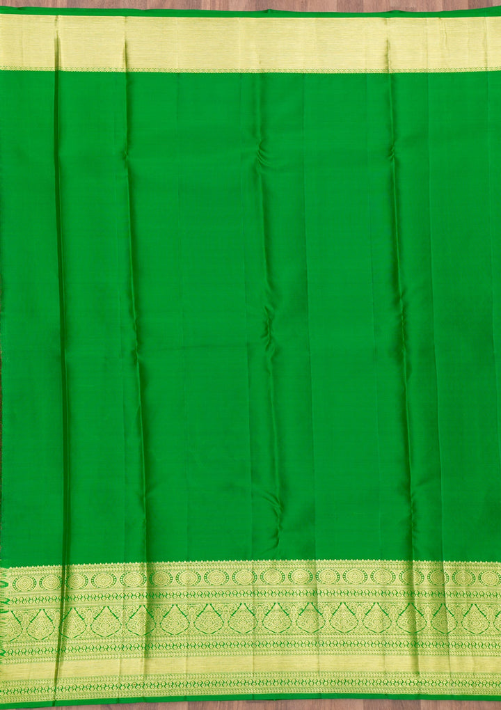 Rani Pink Zariwork Pure Silk Saree-Koskii