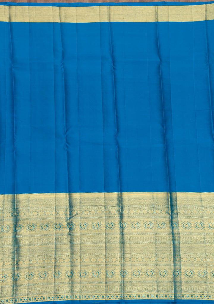 Rani Pink Zariwork Pure Silk Saree-Koskii