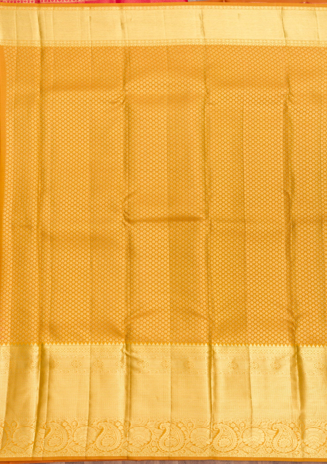 Rani Pink Zariwork Pure Silk Saree-Koskii