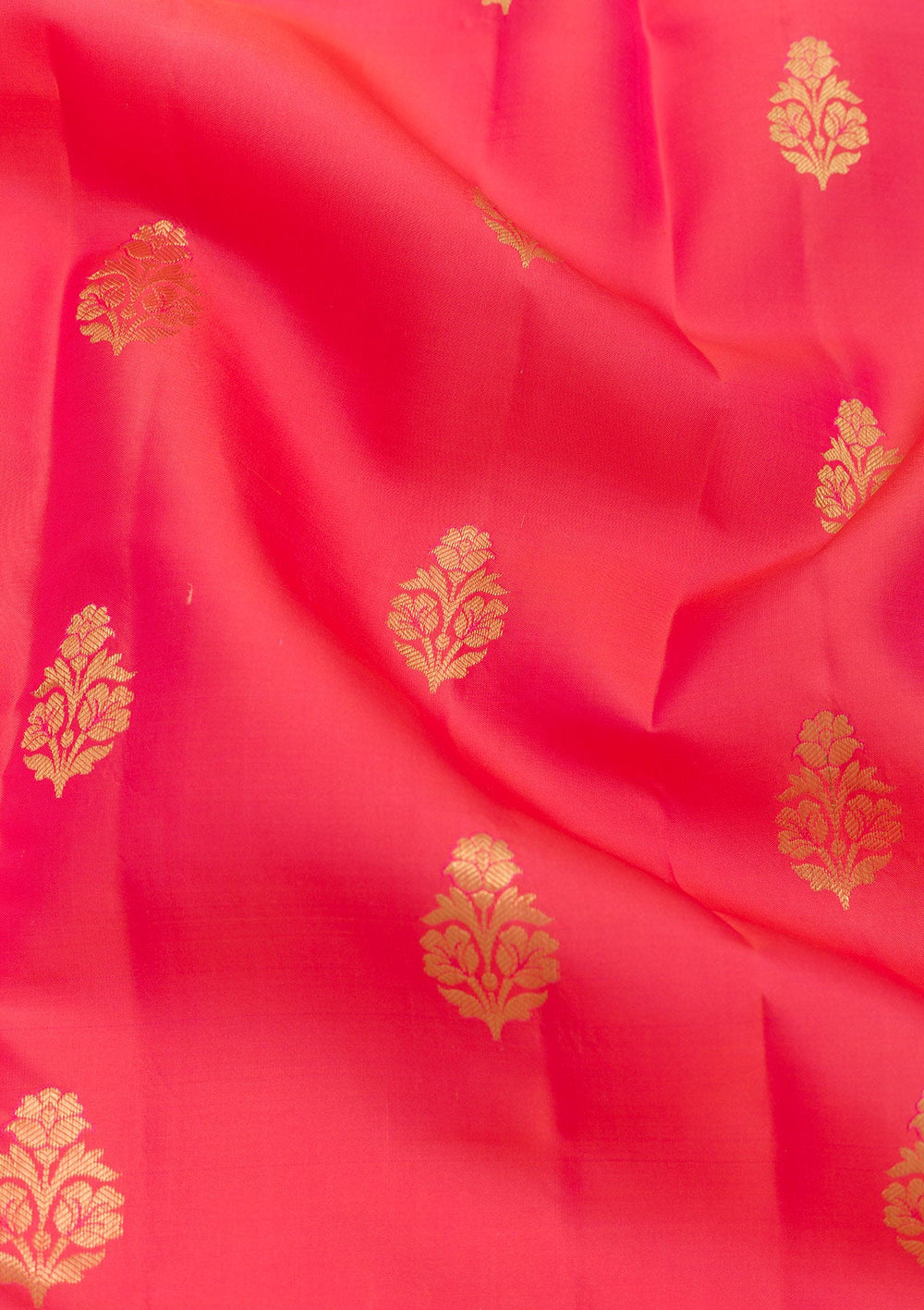 Rani Pink Zariwork Pure Silk Saree-Koskii