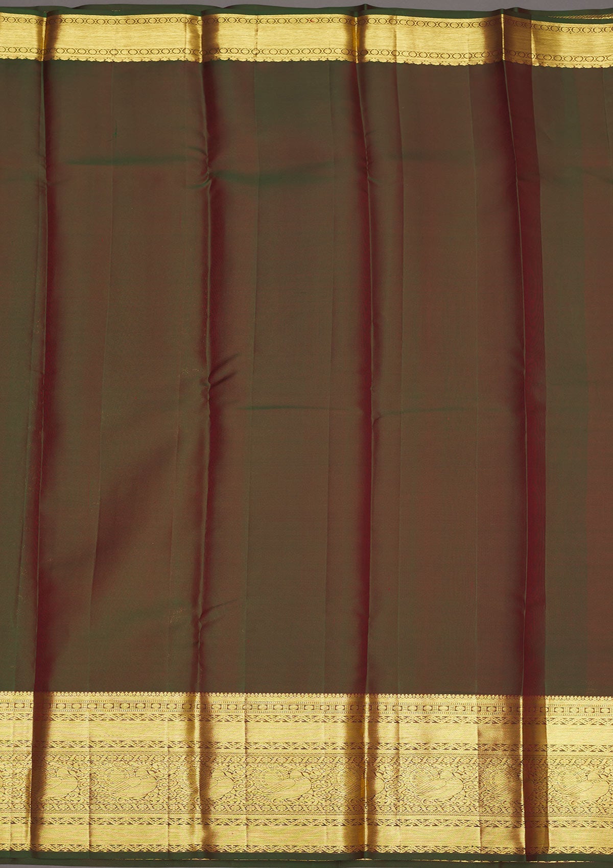 Rani Pink Zariwork Pure Silk Saree-Koskii