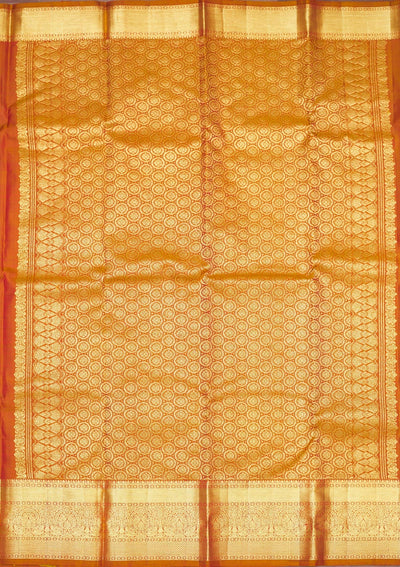 Rani Pink Zariwork Pure Silk Saree-Koskii