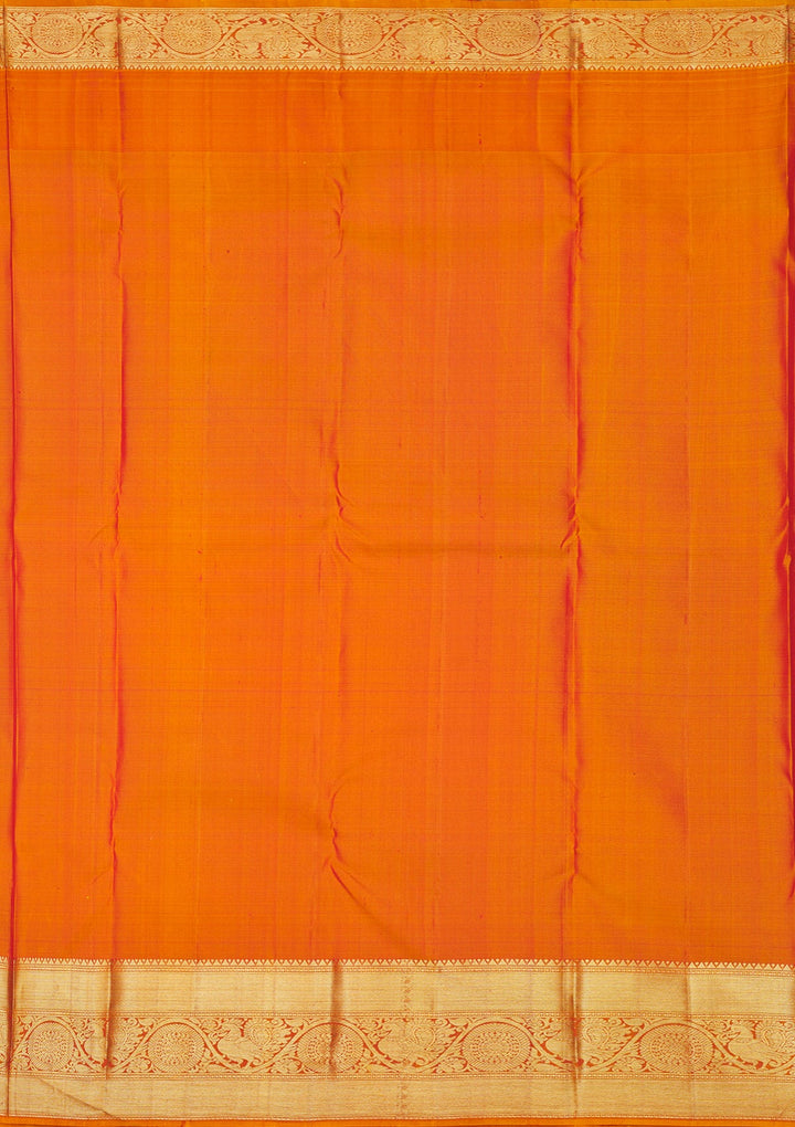 Rani Pink Zariwork Pure Silk Saree-Koskii