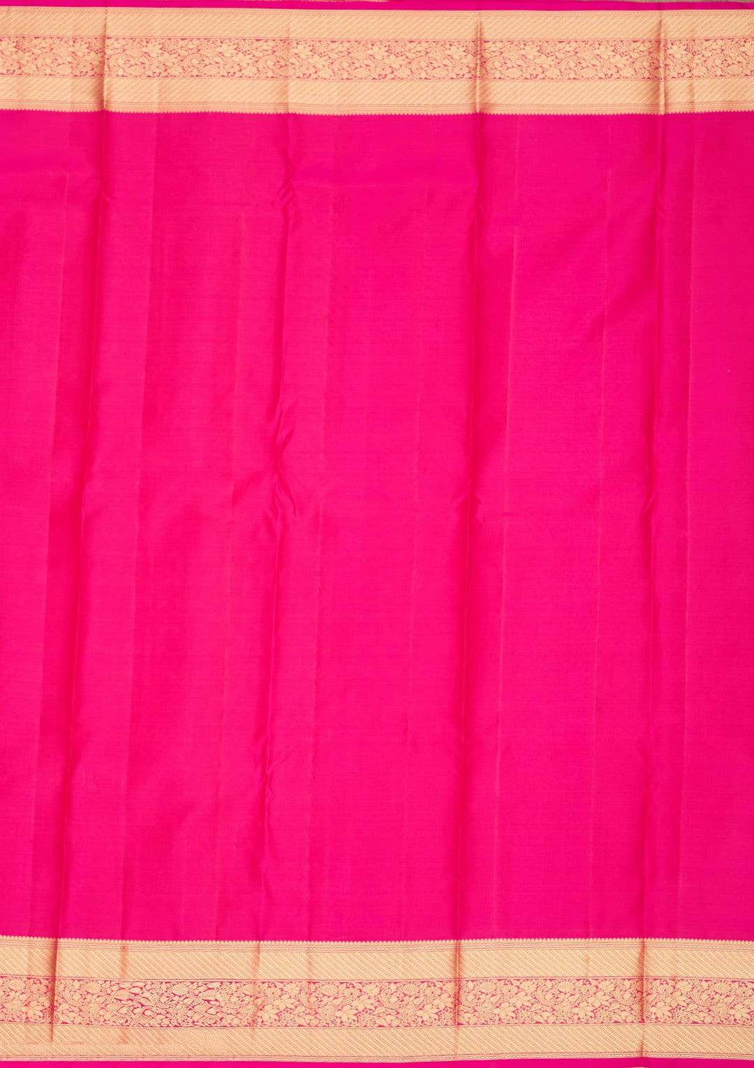 Rani Pink Zariwork Pure Silk Saree