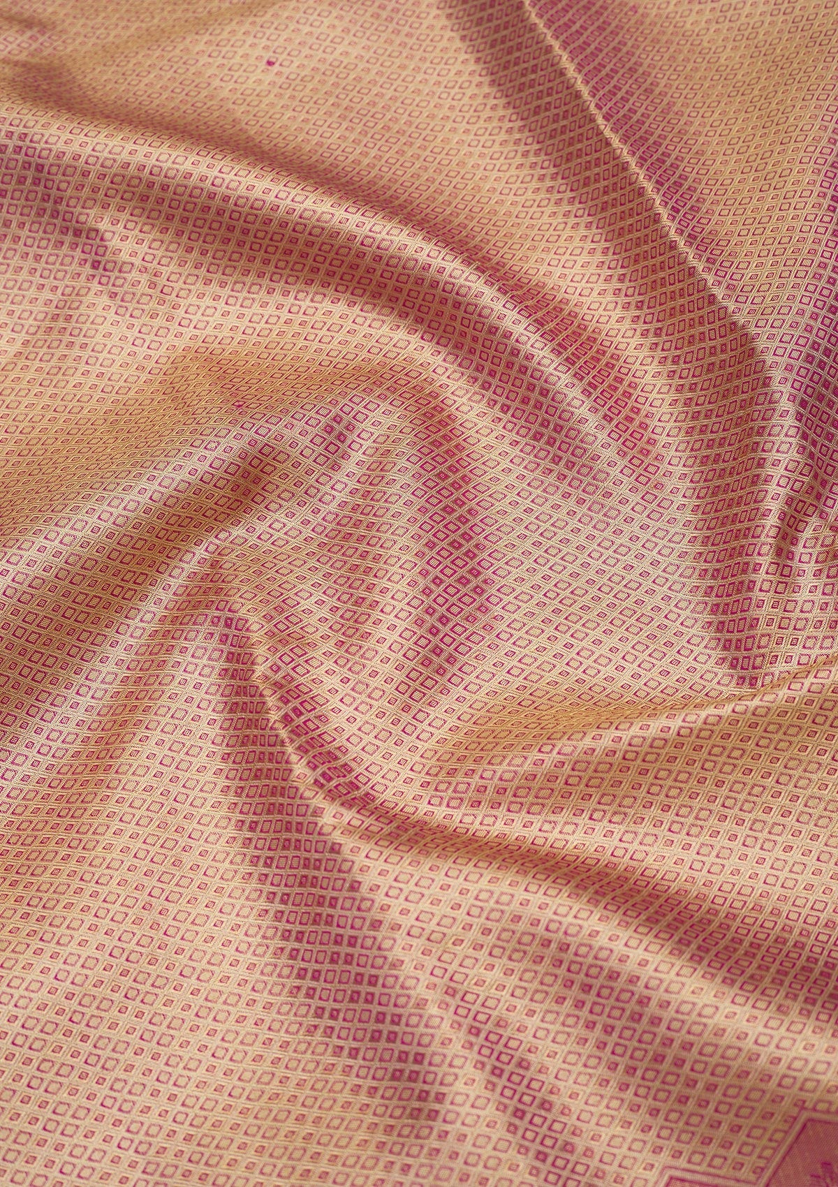 Rani Pink Zariwork Pure Silk Saree